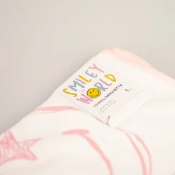 Asciugamano Grande Collezione Smiley World - Rosa*MINISO