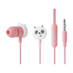 Auricolari Panda Di We Bare Bears Rosa*MINISO Best