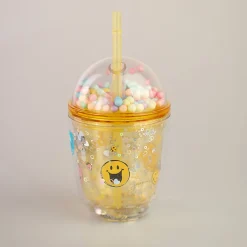 Bicchiere Con Cannuccia Collezione Smiley World*MINISO Sale