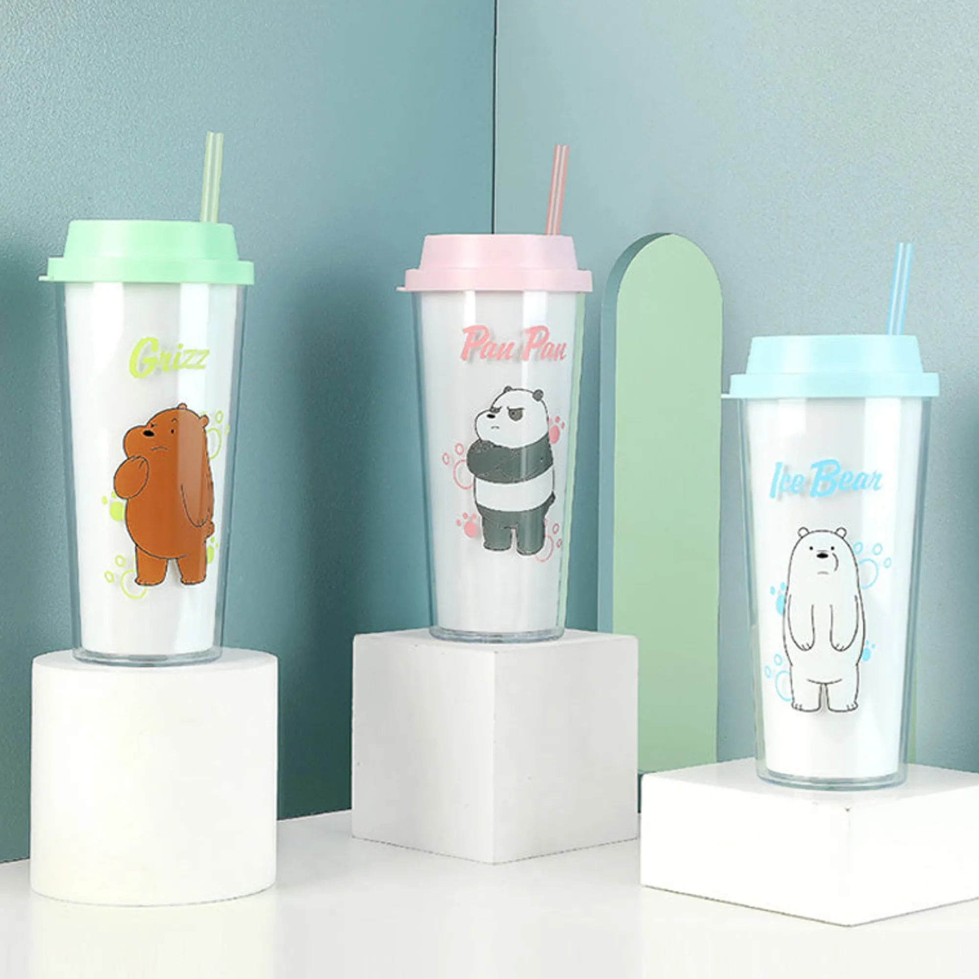 Borraccia - We Bare Bears (550Ml) (1 Pz)*MINISO Clearance