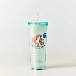 Borraccia Con Cannuccia - La Sirenetta*MINISO Best