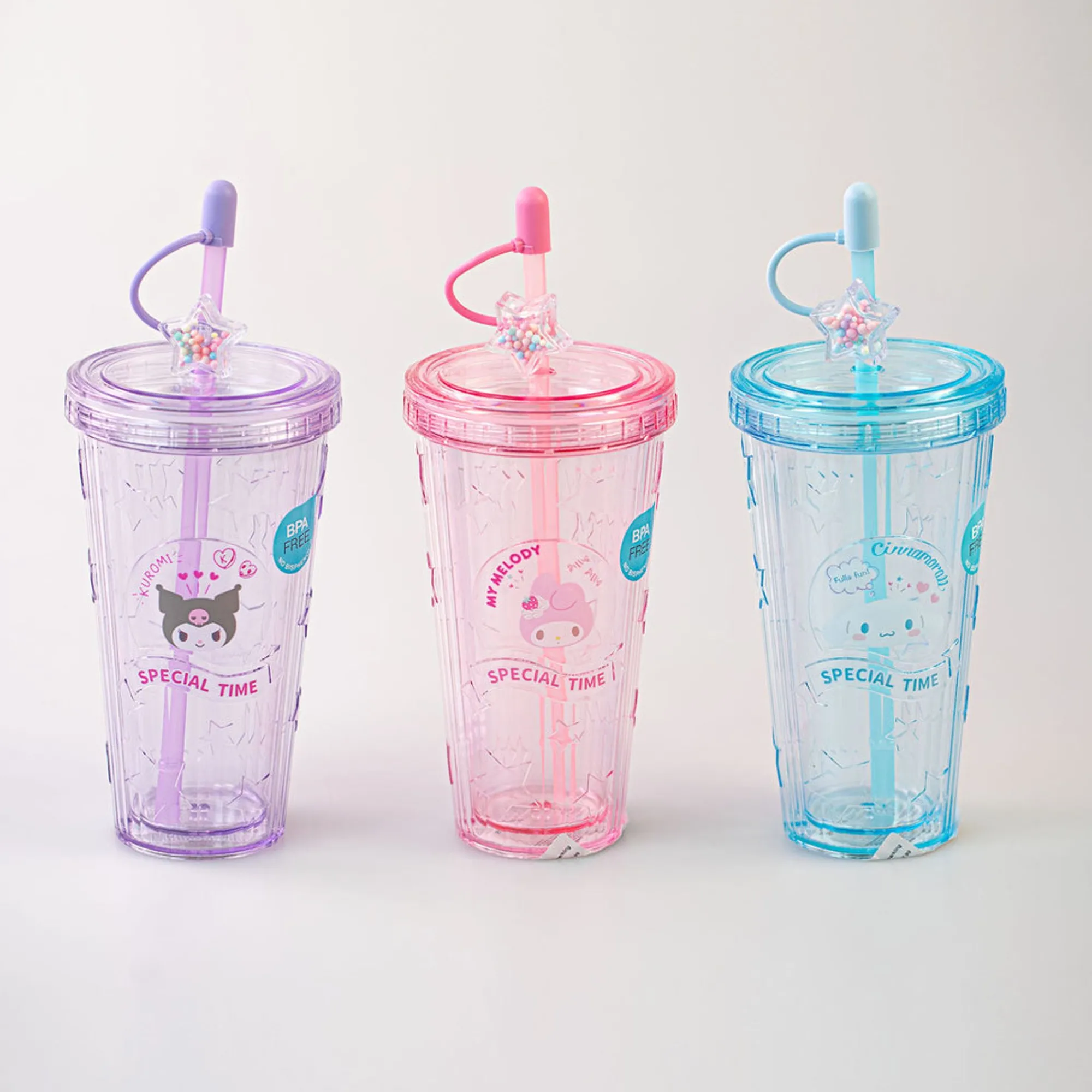 Borraccia Con Cannuccia - Sanrio (1 Pz)*MINISO
