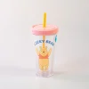 Borraccia Con Cannuccia - Winnie The Pooh*MINISO Clearance