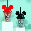 Borraccia Con Cannuccia Collezione Disney - (1Pz)*MINISO Outlet