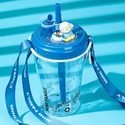 Borraccia Con Tracolla E Cannuccia (520Ml)*MINISO Sale