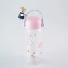 Borraccia In Vetro Little Bear Rosa (400Ml)*MINISO Best