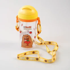 Borraccia We Bare Bears Con Tracolla - Grizzly*MINISO Hot