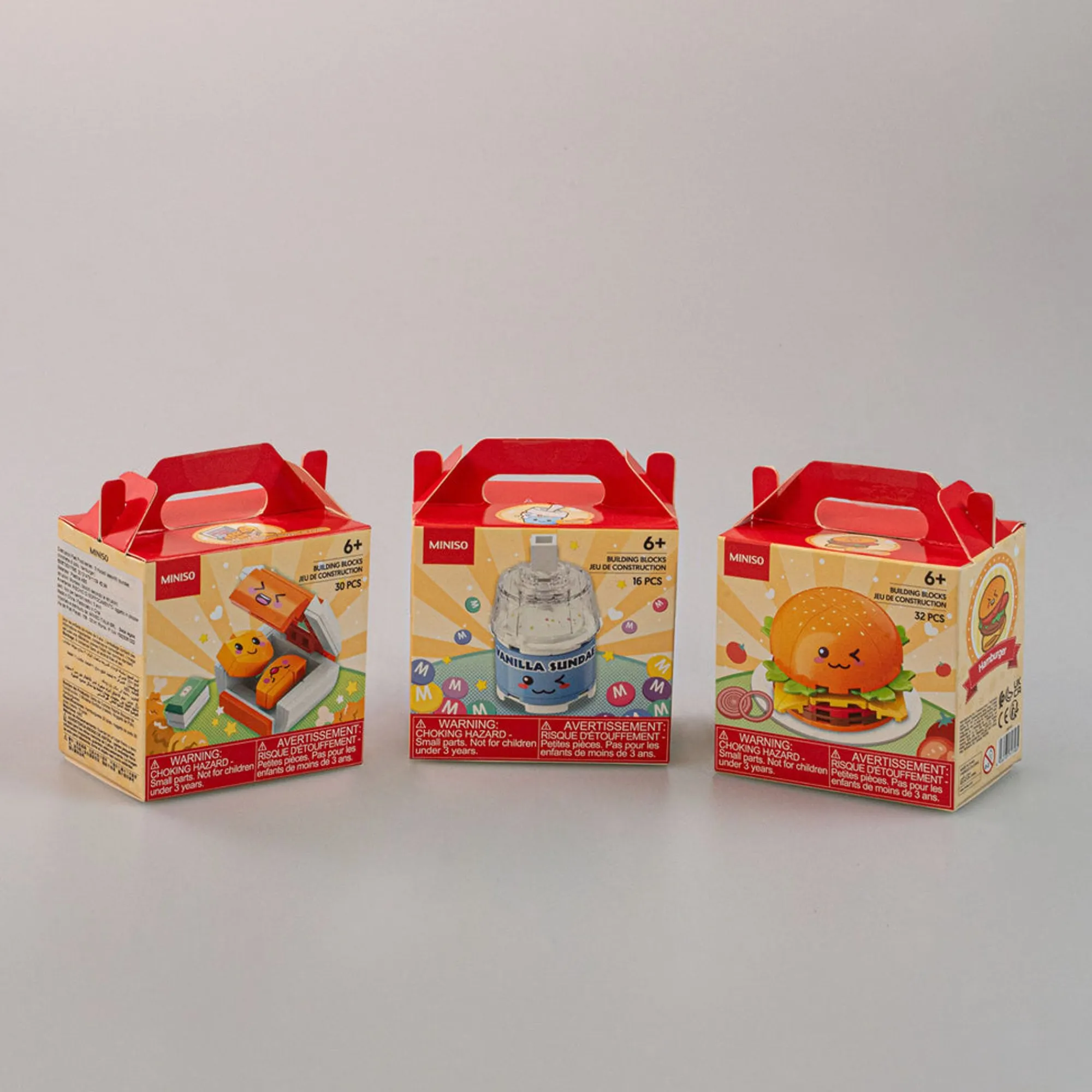 Costruzioni Fast Food (1Pz)*MINISO New