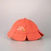 Kids Bucket Hat A Forma Di Fiore Color Corallo*MINISO Clearance