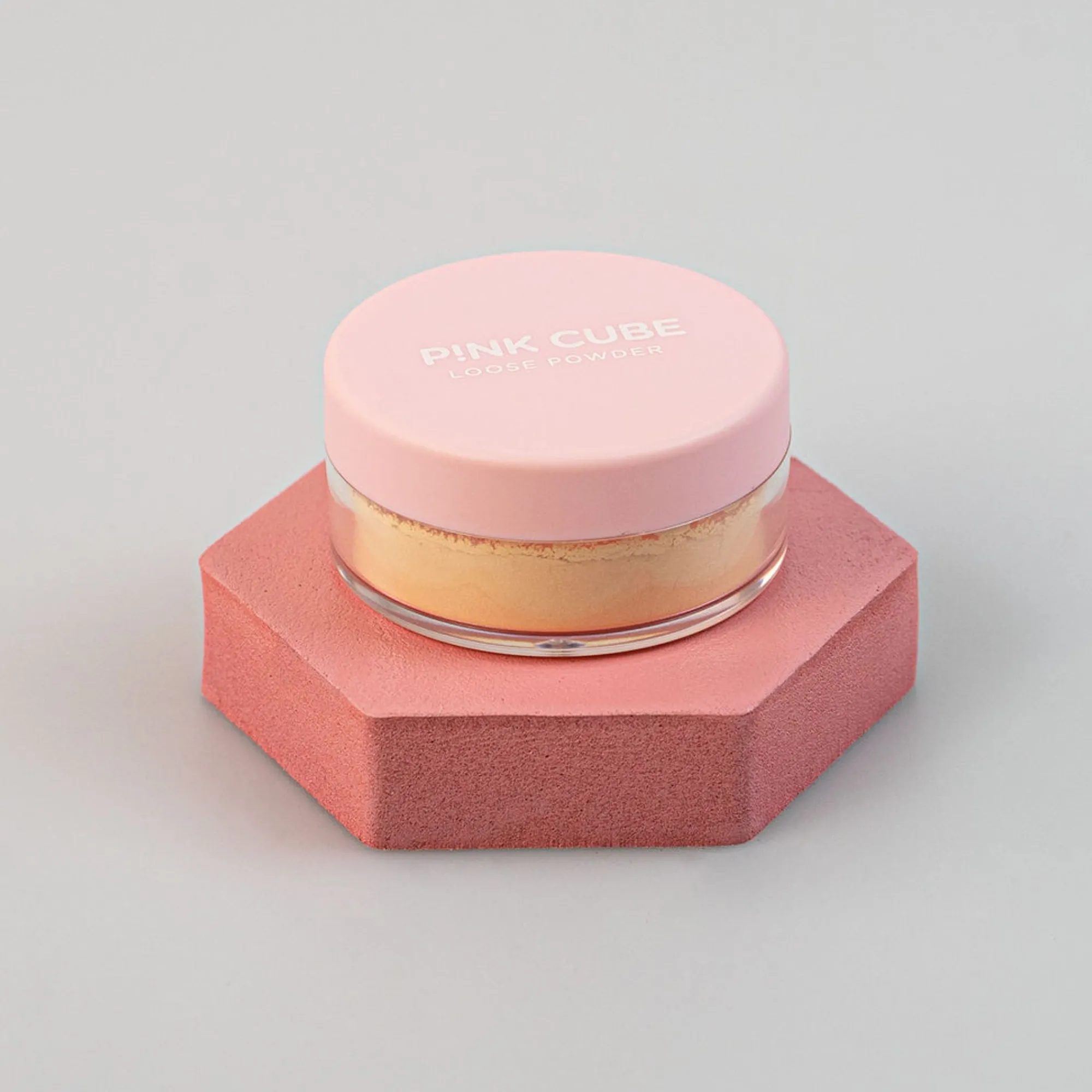 Loose Powder - Pink Cube (01 Banana)*MINISO