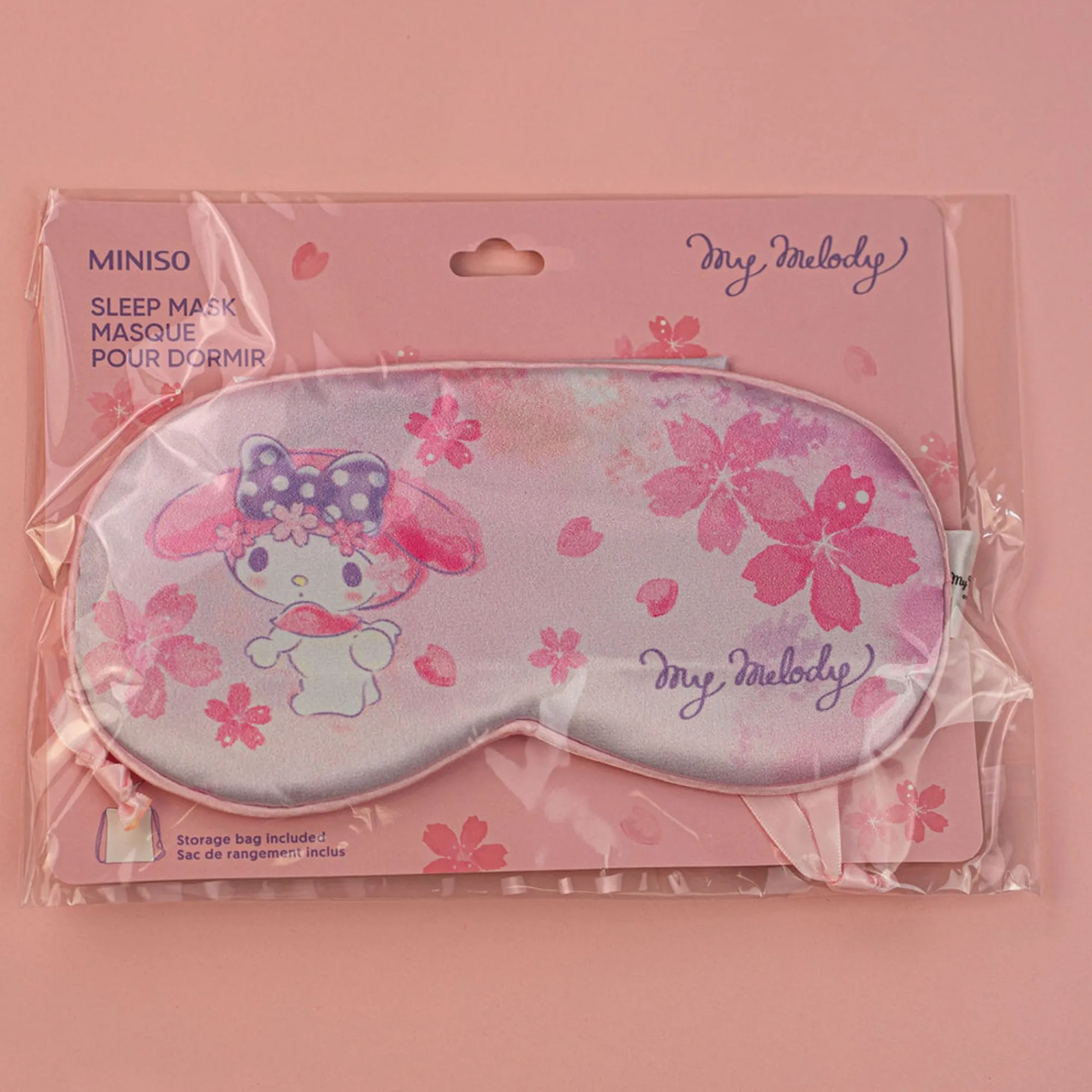 Maschera Rosa Per Gli Occhi - My Melody Sanrio*MINISO Discount