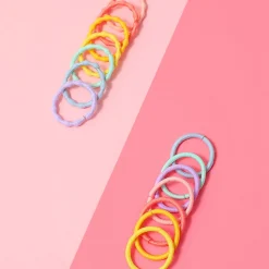 Mini Elastici Per Capelli Colorati (100Pz)*MINISO New