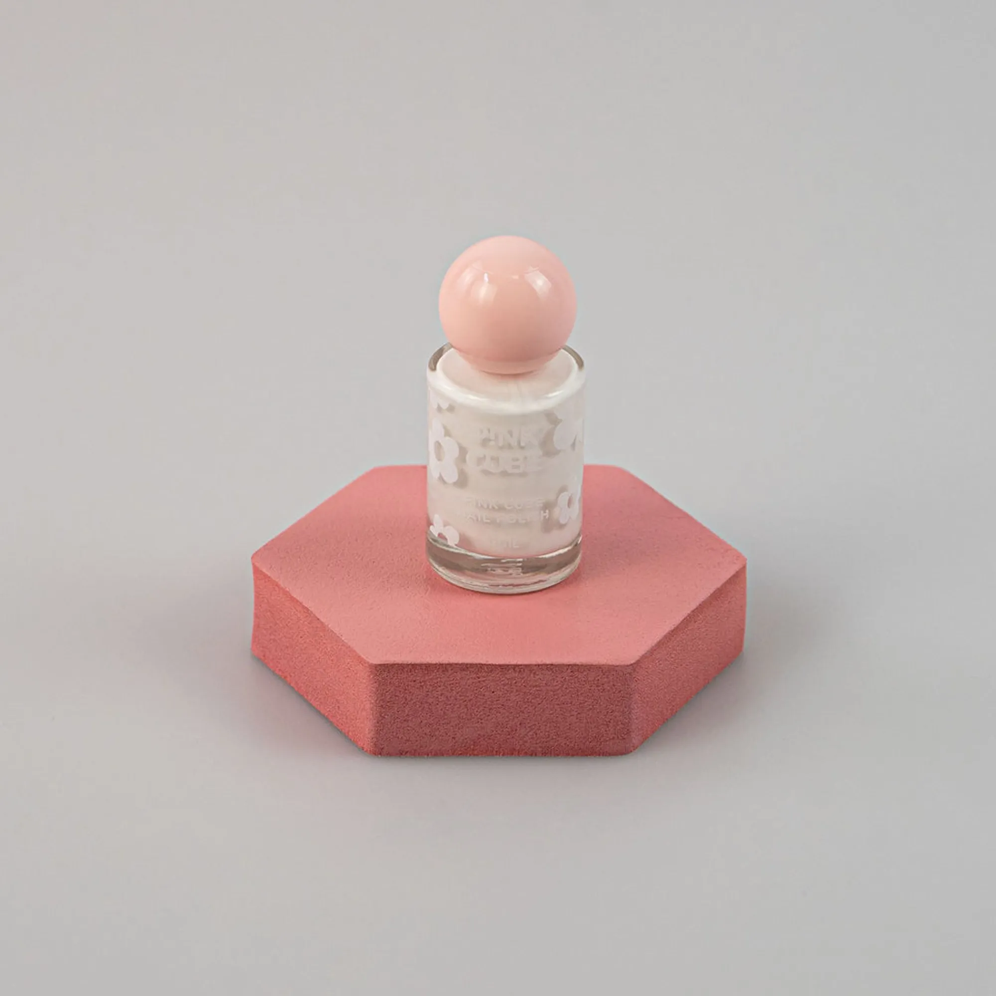 Nail Polish - Pink Cube (01 Crystal White)*MINISO Sale