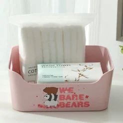 Organizer Rosa We Bare Bears*MINISO Outlet
