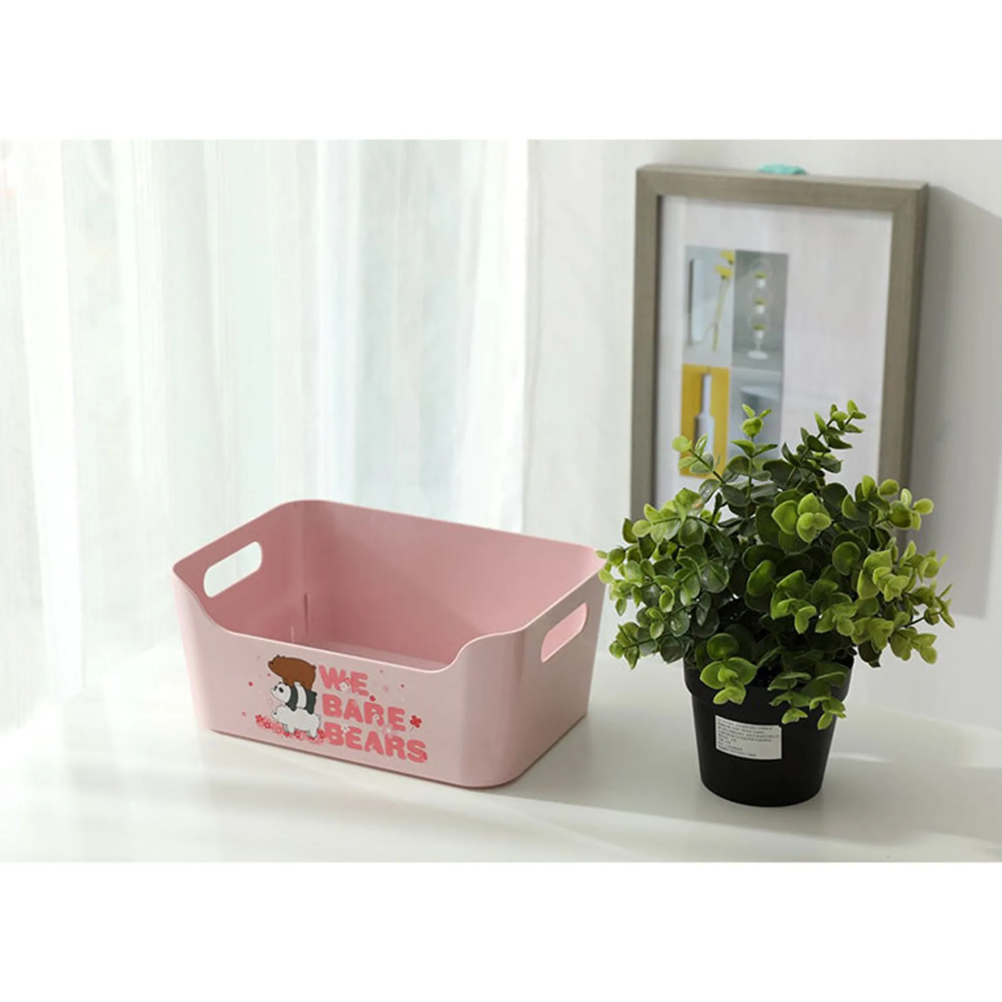 Organizer Rosa We Bare Bears*MINISO Outlet