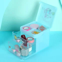 Organizer Sanrio Azzurro Da Scrivania Con Cassettini*MINISO