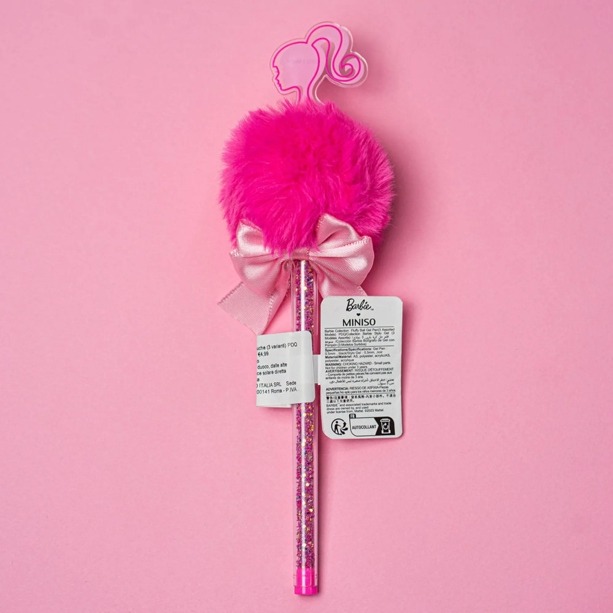 Penna Gel Peluche Barbie (1Pz)*MINISO Discount