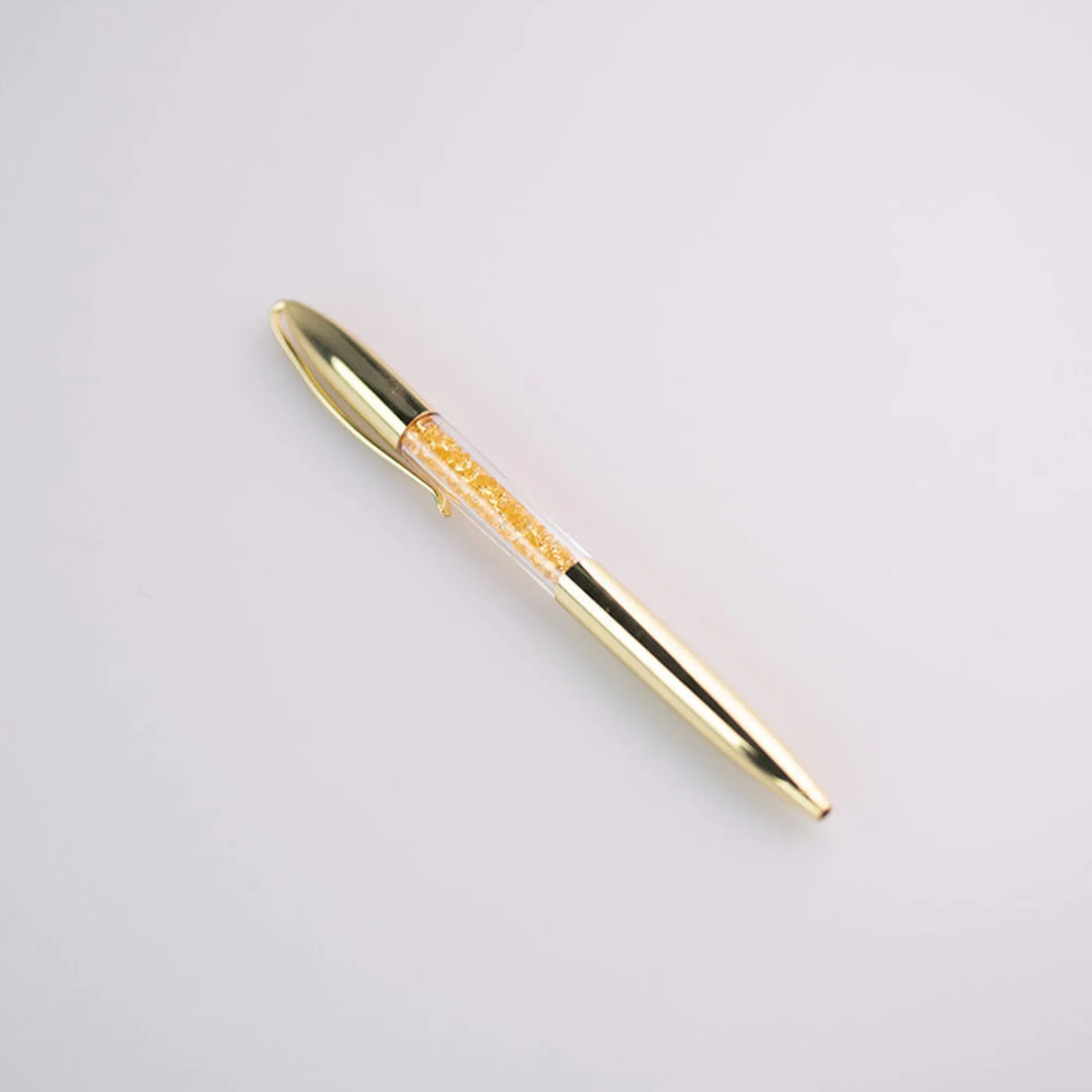 Penna Oro Con Diamantini (1Pz)*MINISO Sale