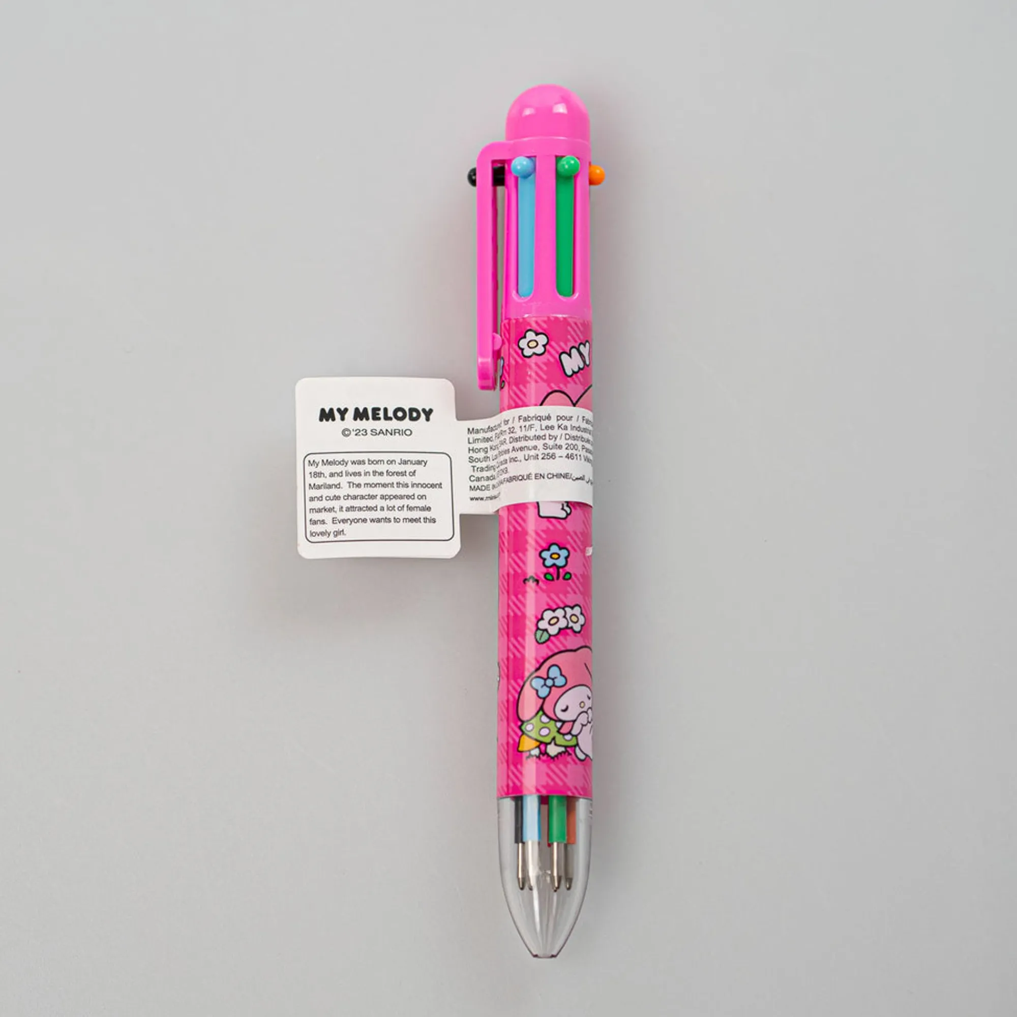 Penna Sfera 6 Colori - My Melody*MINISO Best