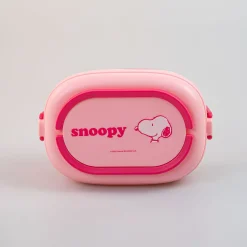 Porta Pranzo Snoopy Due Piani Con Posate*MINISO Outlet
