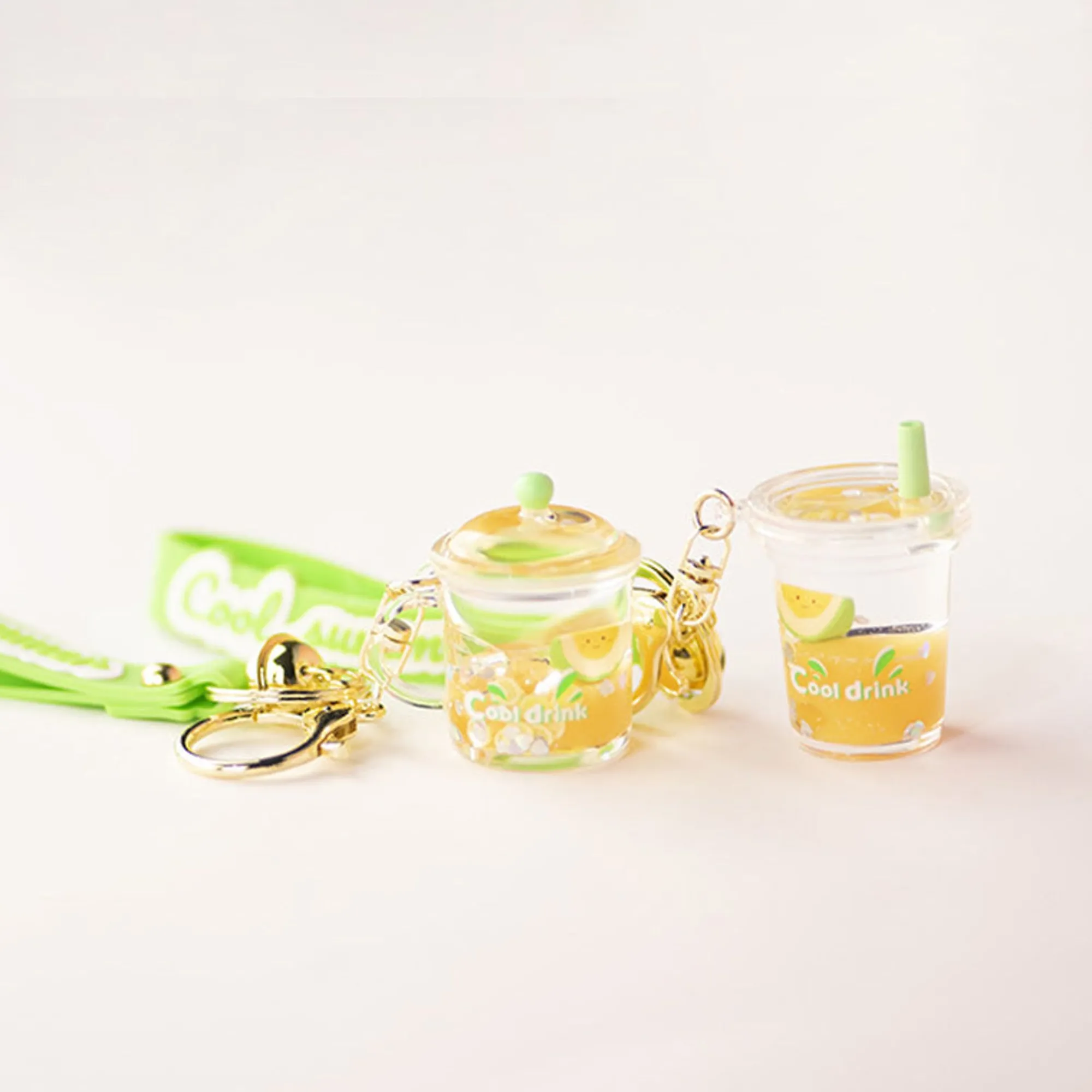 Portachiavi Cool Summer Drink - Verde (1Pz)*MINISO