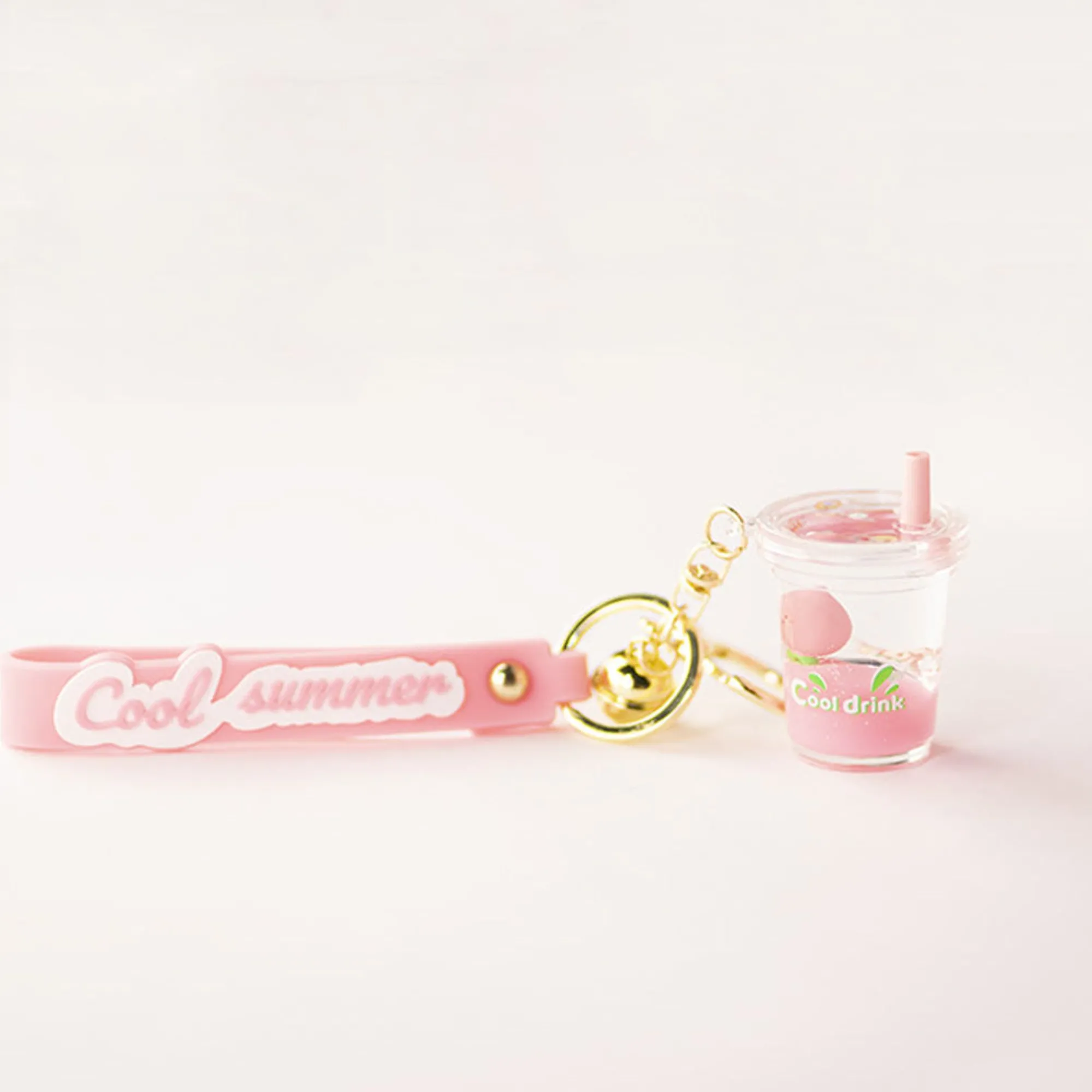 Portachiavi Cool Summer Drink - Rosa (1Pz)*MINISO Best