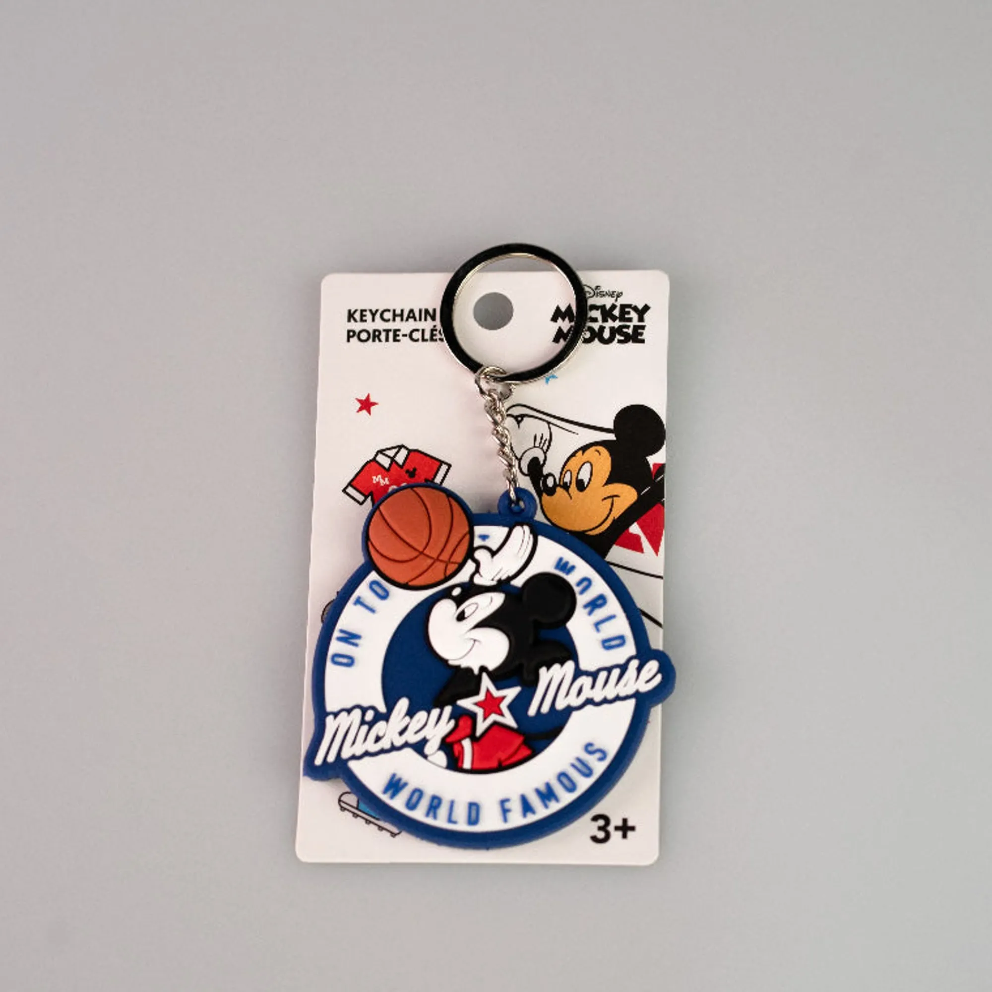 Portachiavi Mickey Mouse Con Specchio - (1Pz)*MINISO New