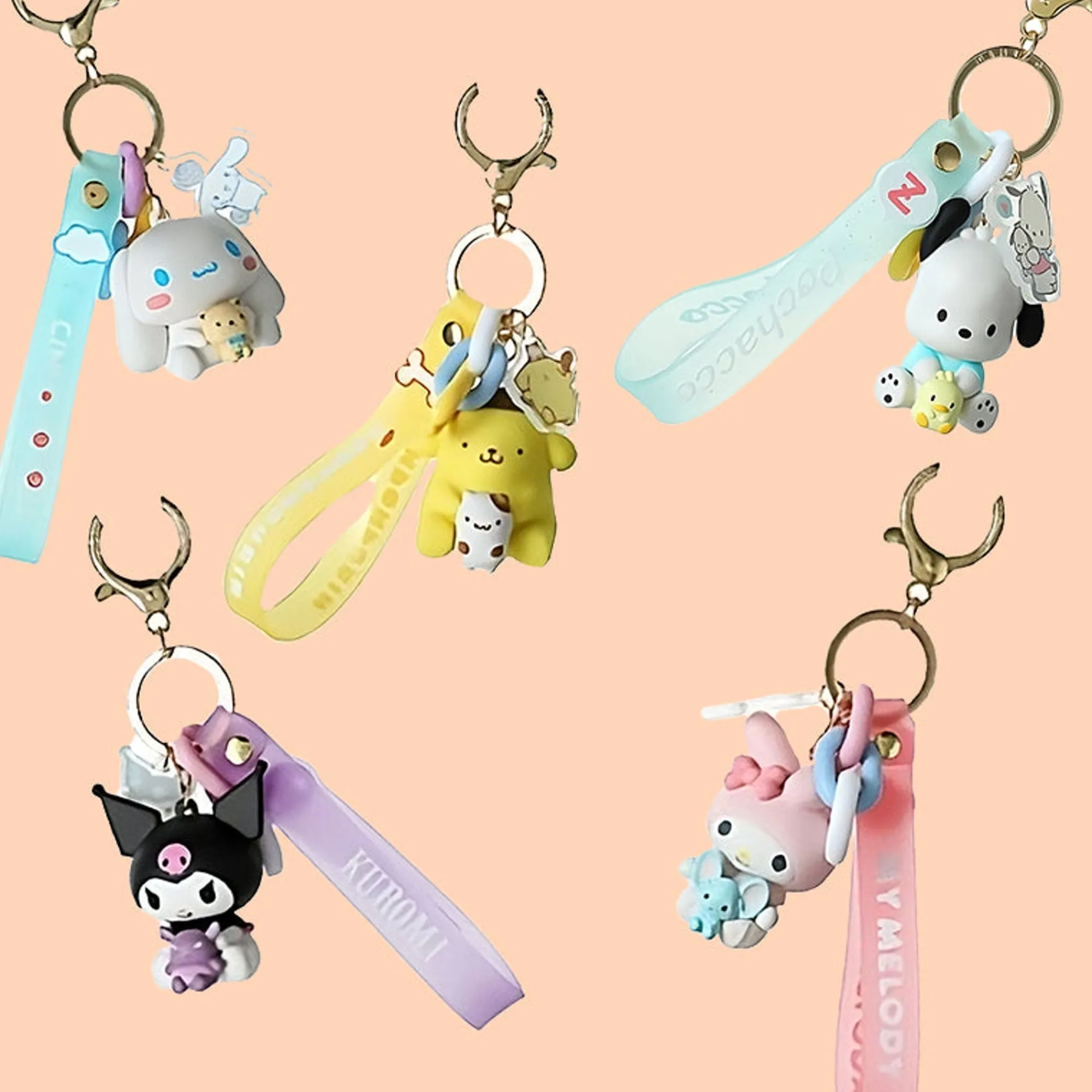 Portachiavi Sanrio Friends (1Pz)*MINISO