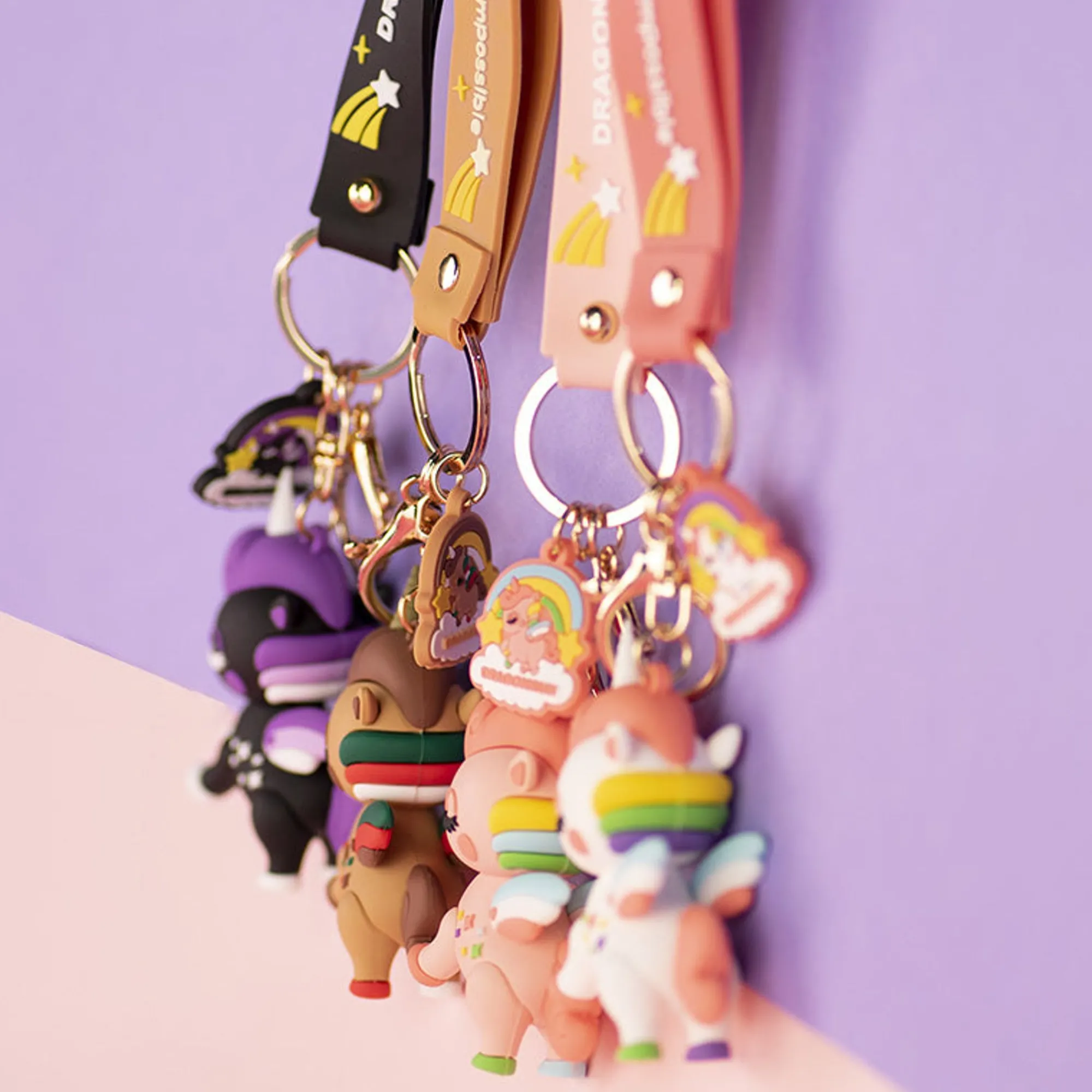 Portachiavi Unicorno - (1Pz)*MINISO Hot