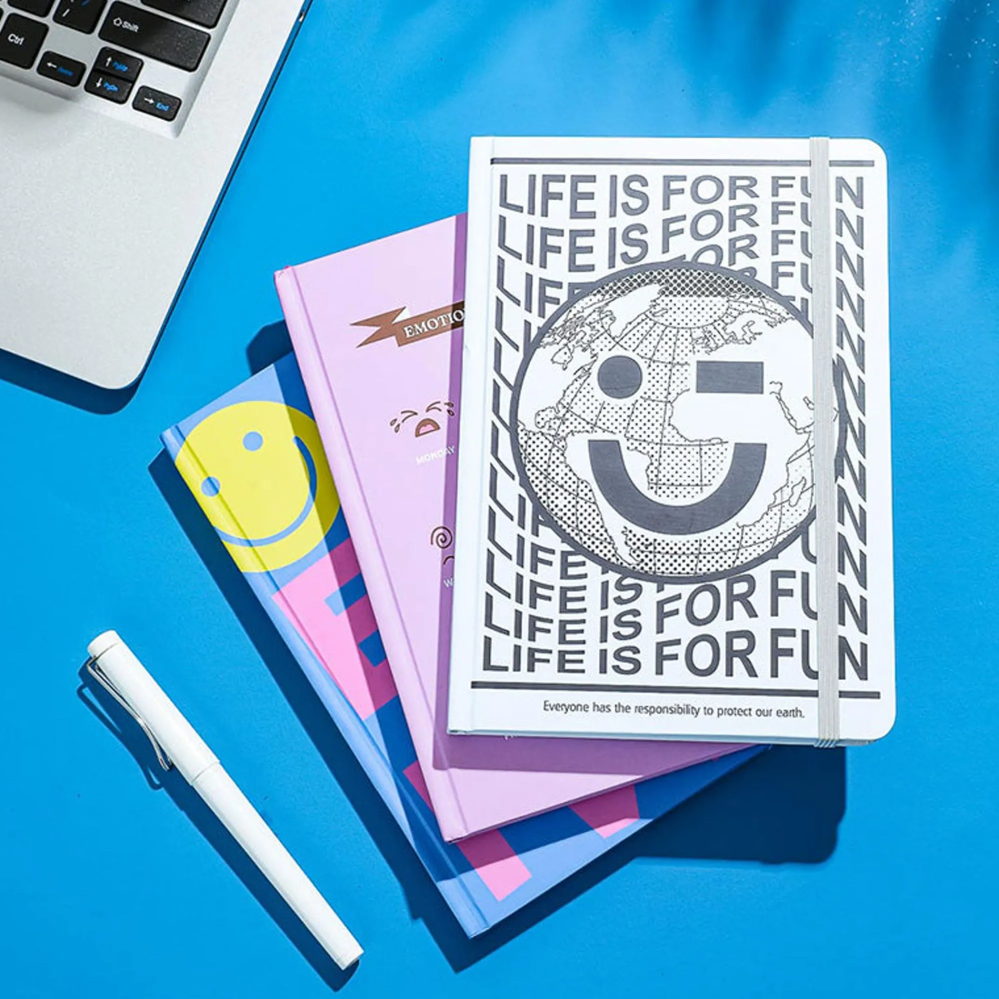 Quaderno Happy Earth Con Elastico (1Pz)*MINISO Best