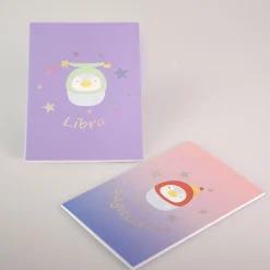 Quaderno Rilegato A Punto - Collezione Segni Zodiacali (A5) - (2Pz)*MINISO Online