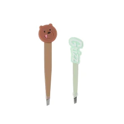 Set 2 Pinzette Per Le Sopracciaglia - Grizzly*MINISO Discount