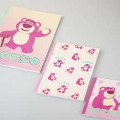 Set 3 Quaderni - Lotso Toy Story*MINISO Clearance