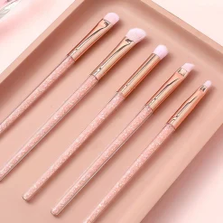 Set Di 5 Pennelli Per Occhi Con Manico Glitter*MINISO Discount