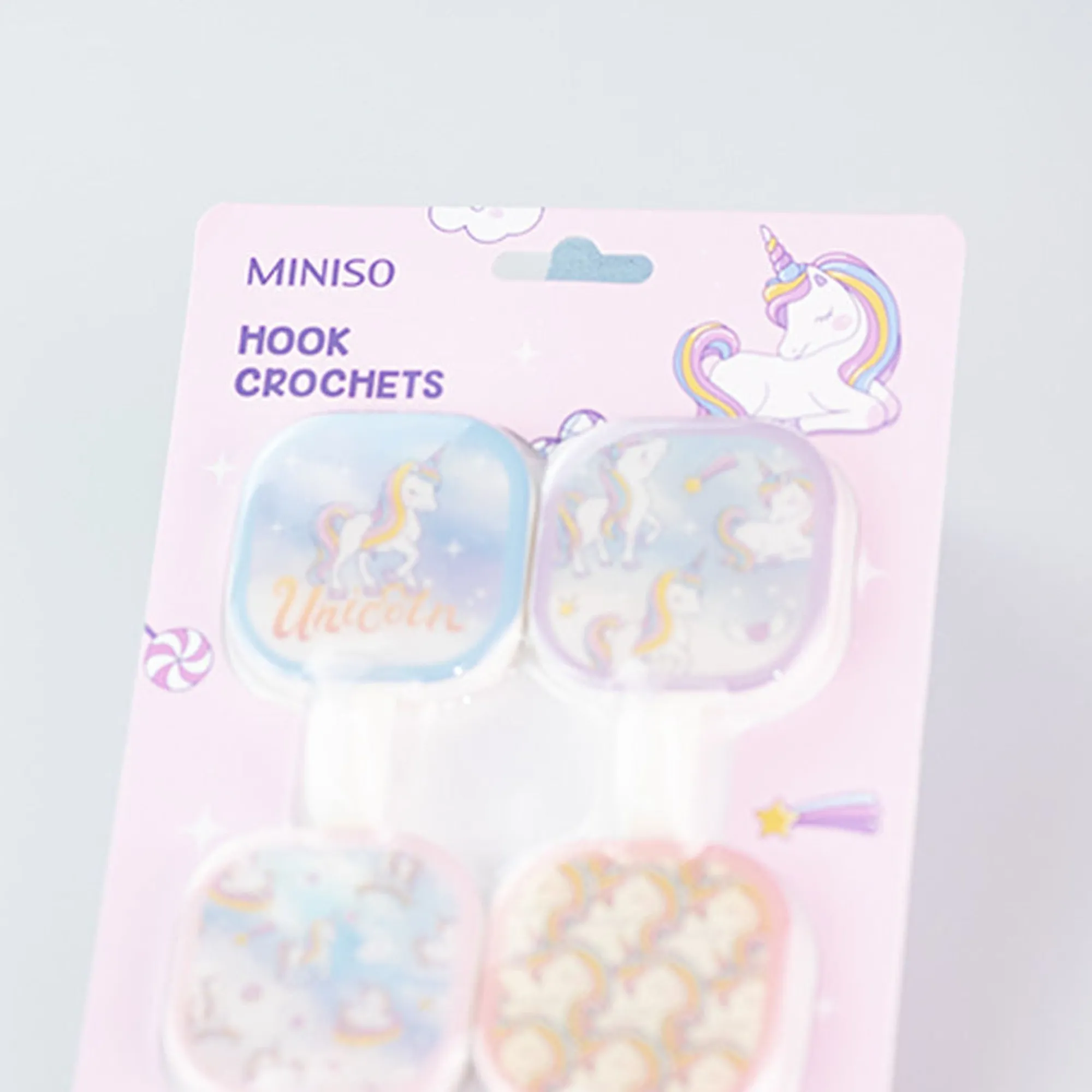 Set Ganci Da Muro - Unicorn Dream (4Pz)*MINISO Sale