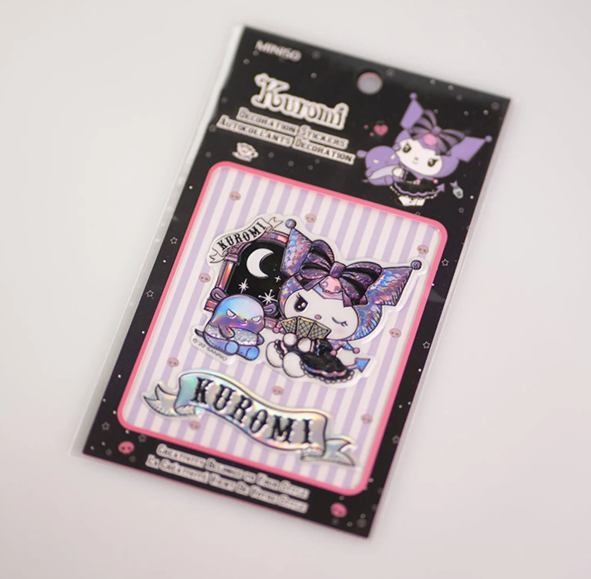 Sticker Adesivi Kuromi (1Pz)*MINISO Hot