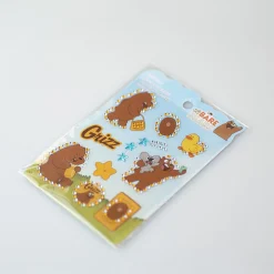 Stickers Con Brillantini Grizzly - We Bare Bears*MINISO Discount