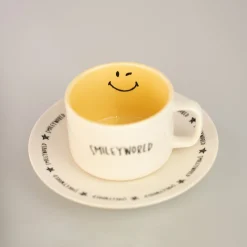 Tazza E Piattino - Collezione Smiley World (200Ml)*MINISO Best